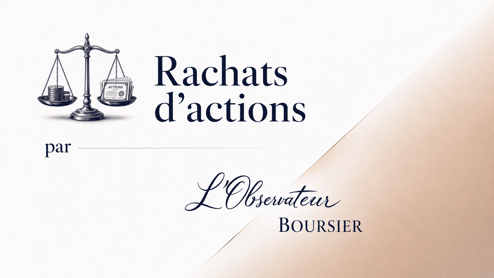 Pourquoi les rachats d’actions ne créent pas toujours de valeur