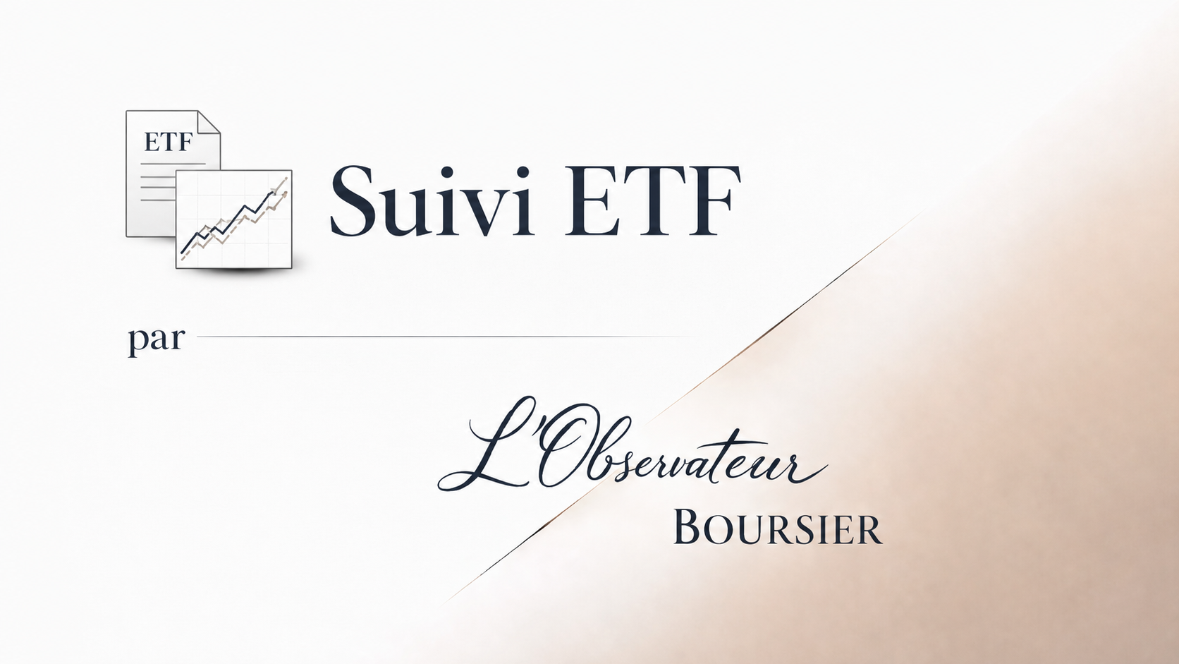 Pourquoi un ETF ne suit jamais parfaitement son indice