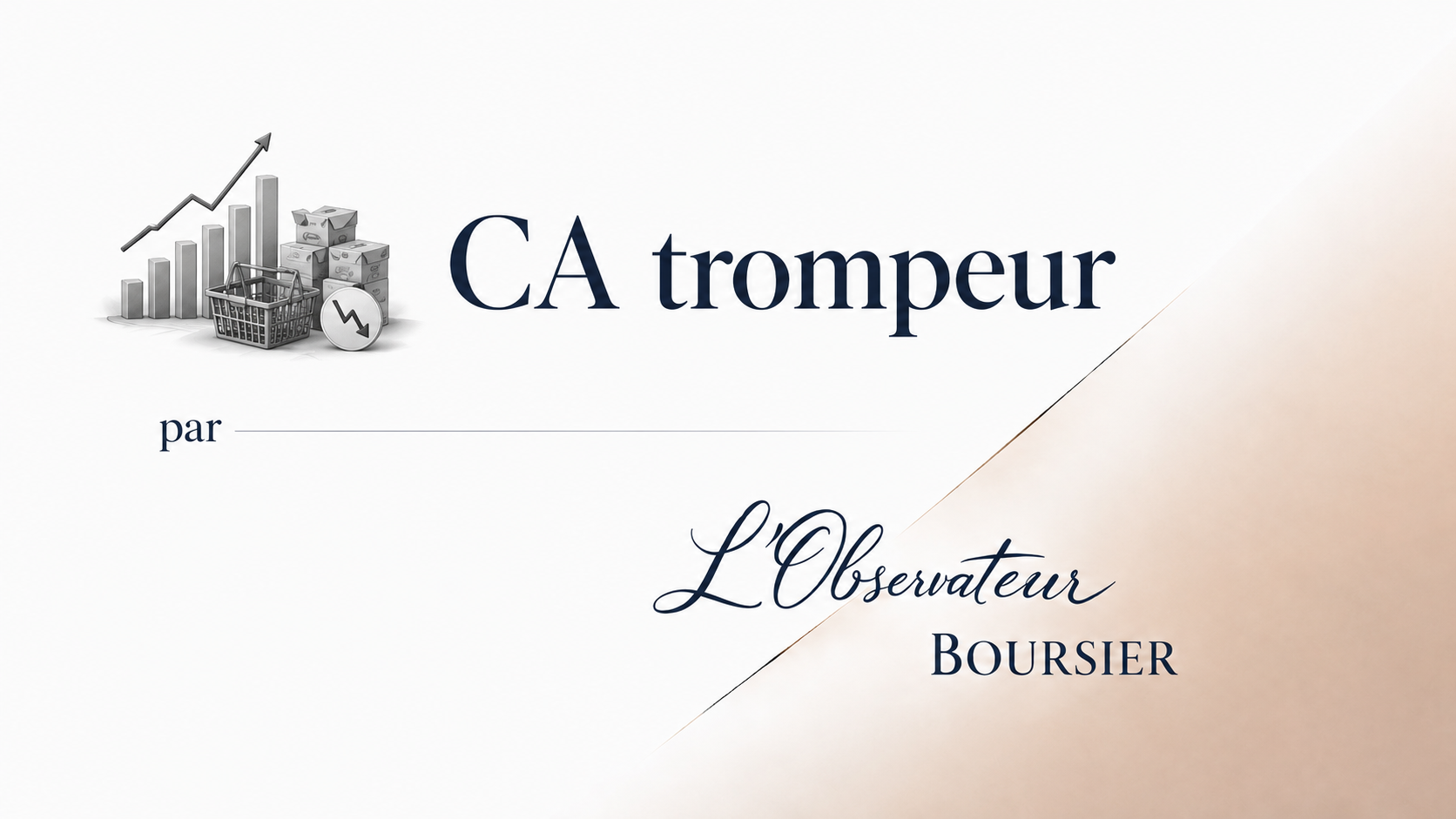 Le chiffre d’affaires monte, les ventes reculent