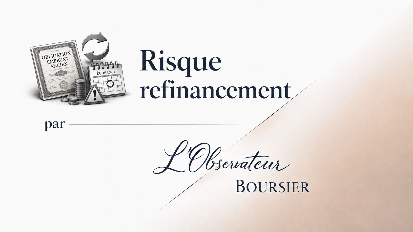 Une dette ancienne peut cacher un choc de refinancement