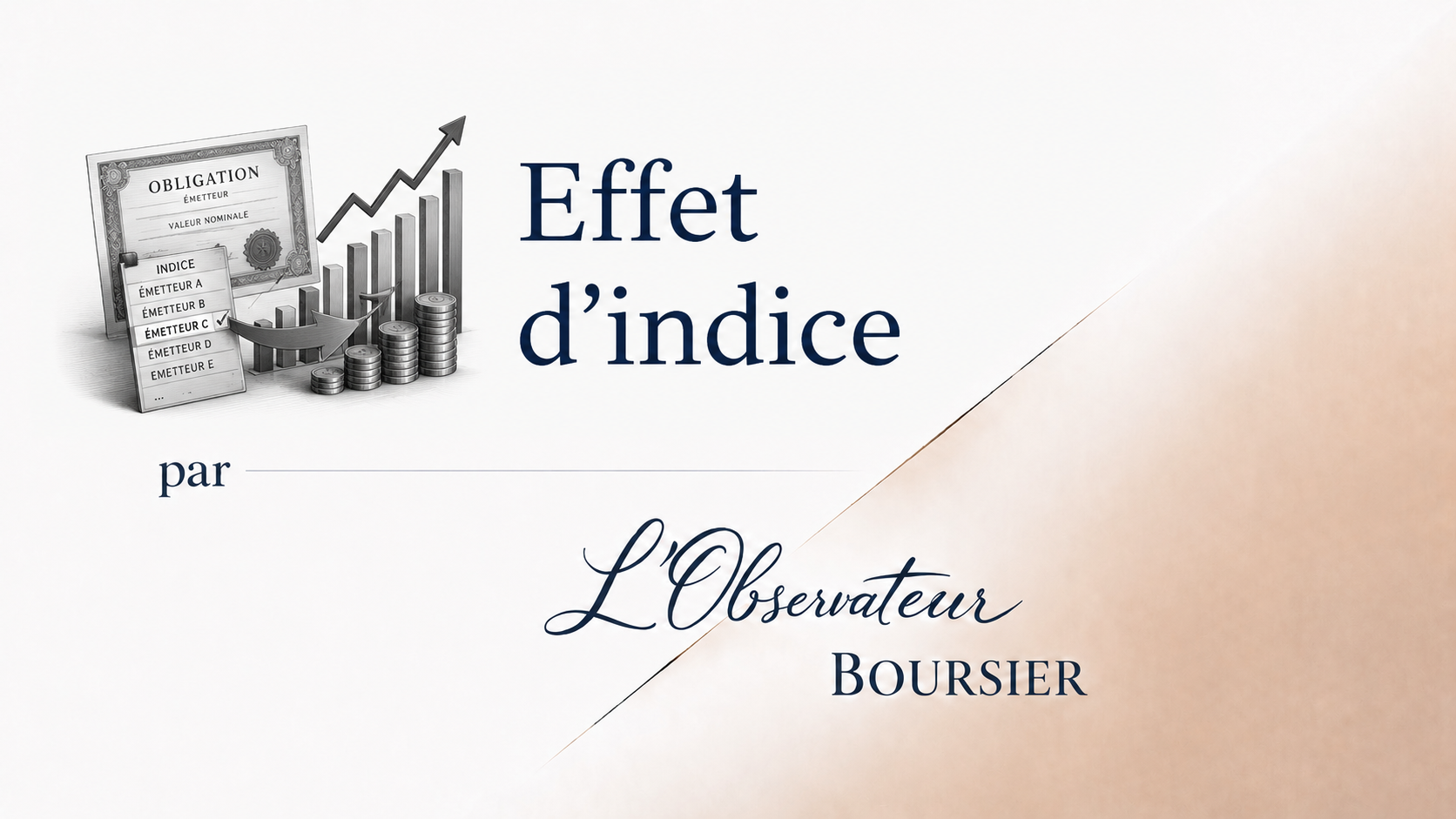 Une place dans un indice peut changer le prix d’une dette
