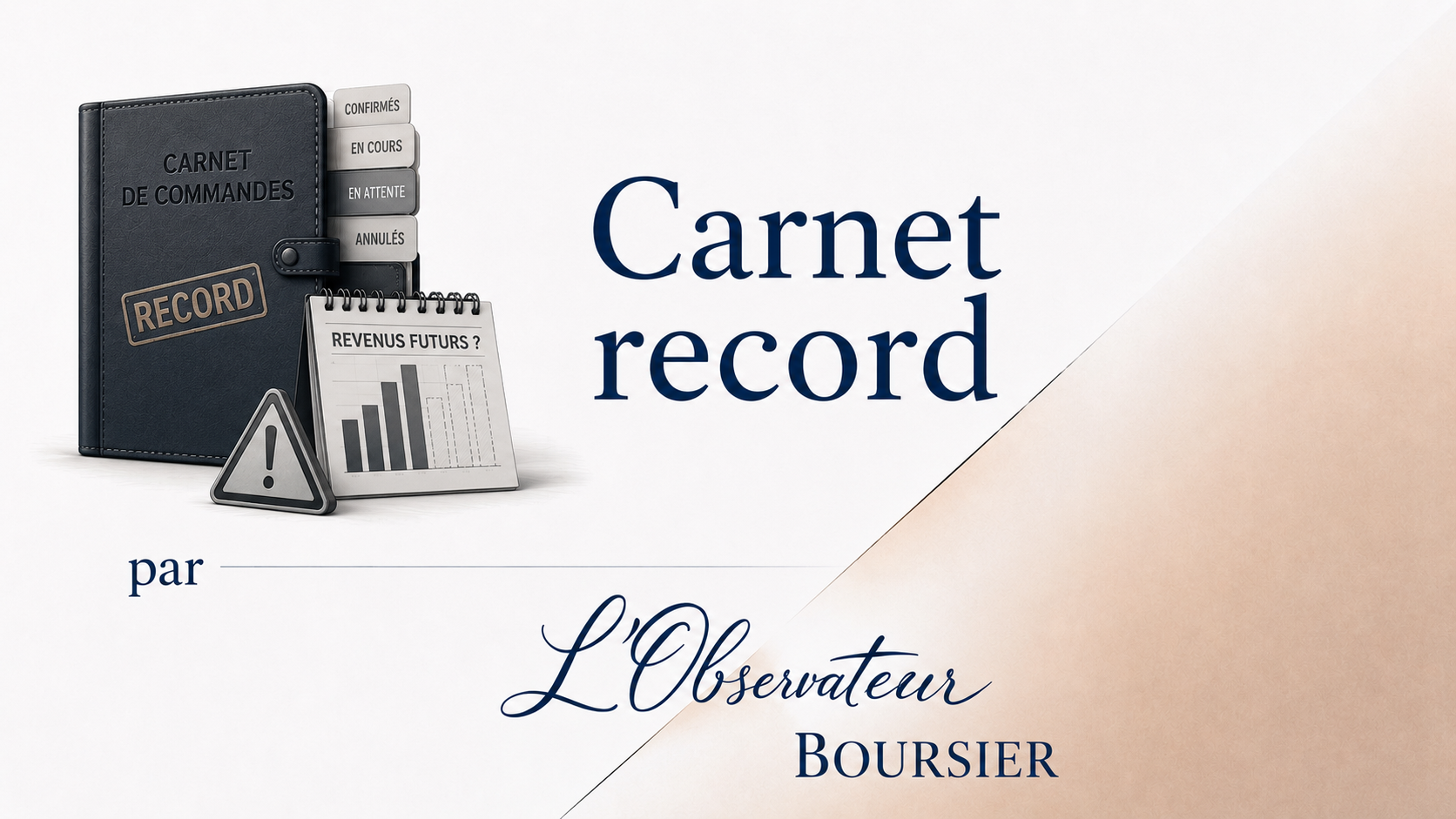 Un carnet de commandes record ne garantit pas les revenus futurs