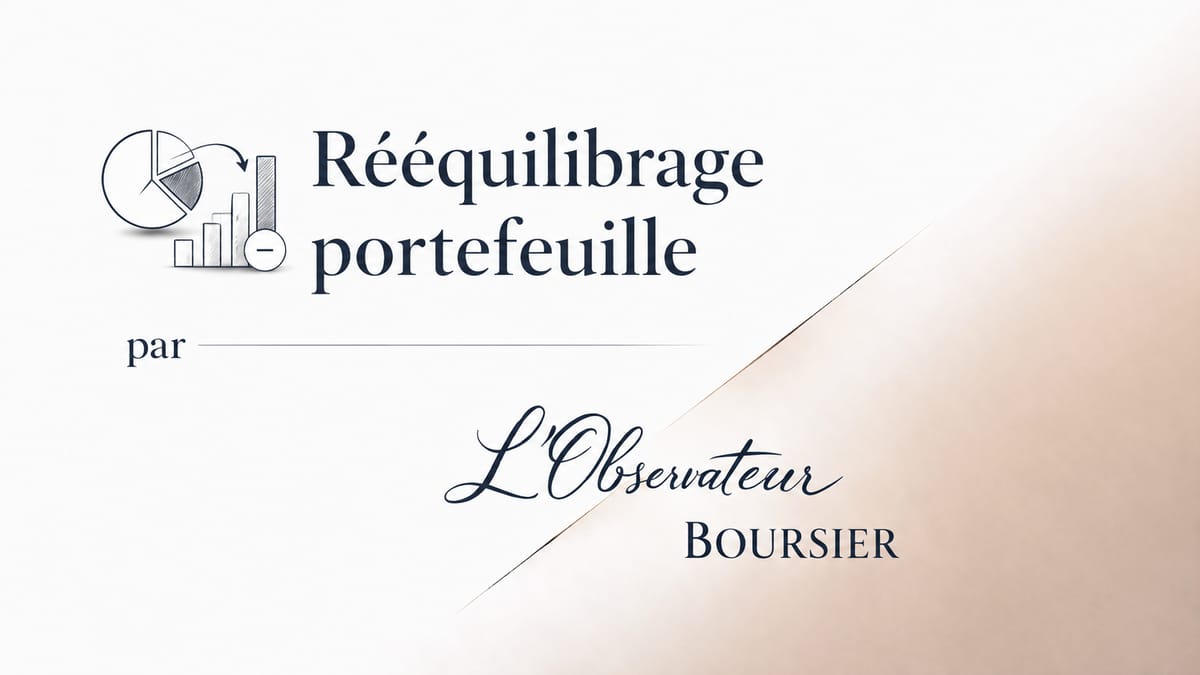 Pourquoi rééquilibrer un portefeuille oblige parfois à vendre ses gagnants