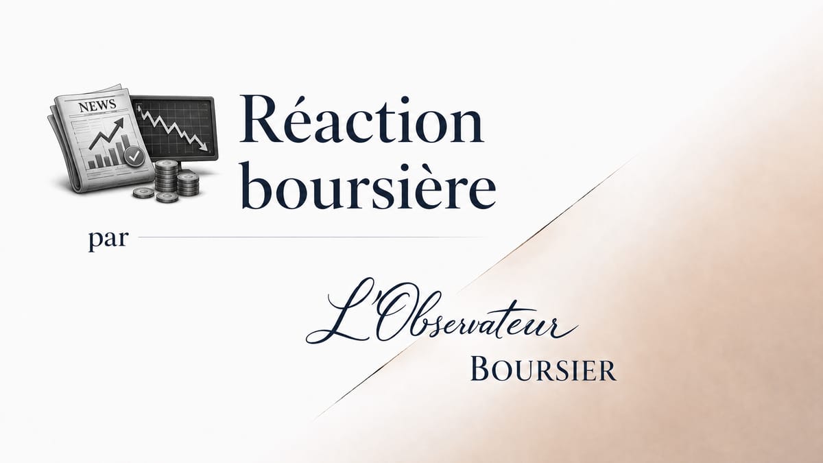 Pourquoi une bonne nouvelle peut faire baisser un marché