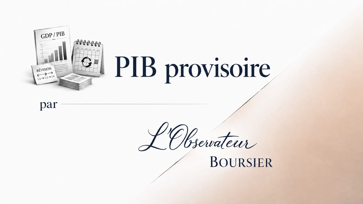 Le PIB d’hier n’est jamais tout à fait définitif