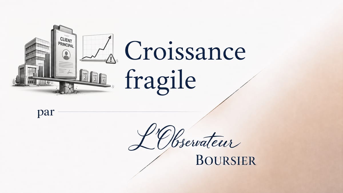 Un gros client peut rendre une croissance plus fragile